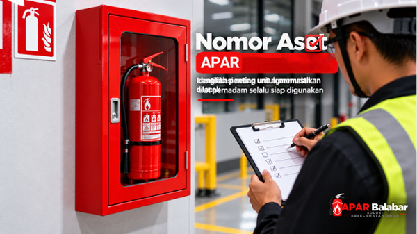 Nomor aset APAR untuk identifikasi setiap unit